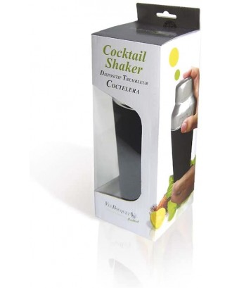 Cocktail shaker din inox, negru, 700 ml - VIN BOUQUET
